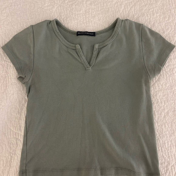 Brandy Melville Tops - Brandy Melville Green‎ Top